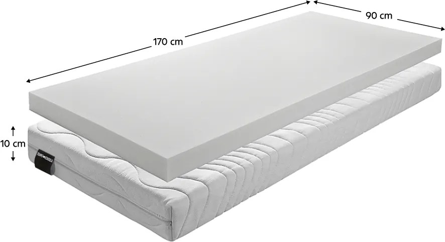 Matrac, hab, 90x170, BE ELISSE
