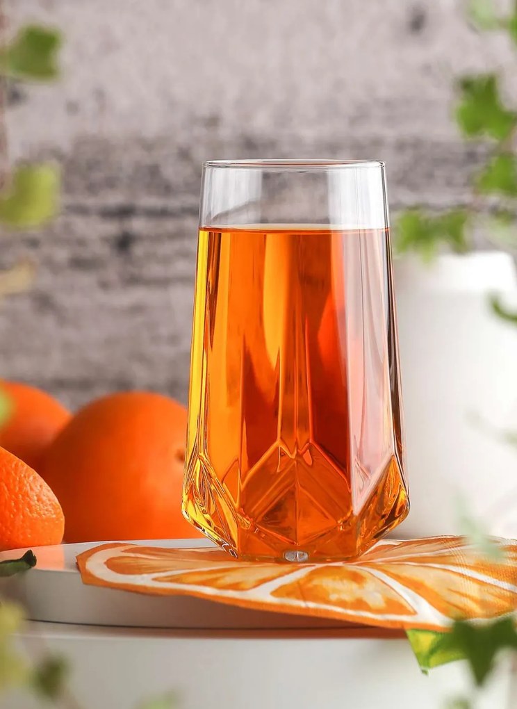 12 részes üveg pohár szett 400/460 ml