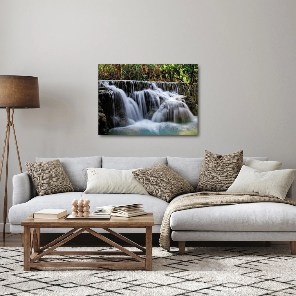 Kép - Vízesések kaszkádjai (70x50 cm)