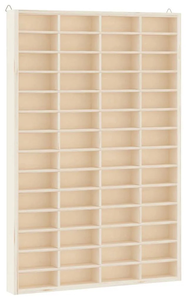 fa gyűjtői vitrin 56 rekesszel 40x4,5x60cm