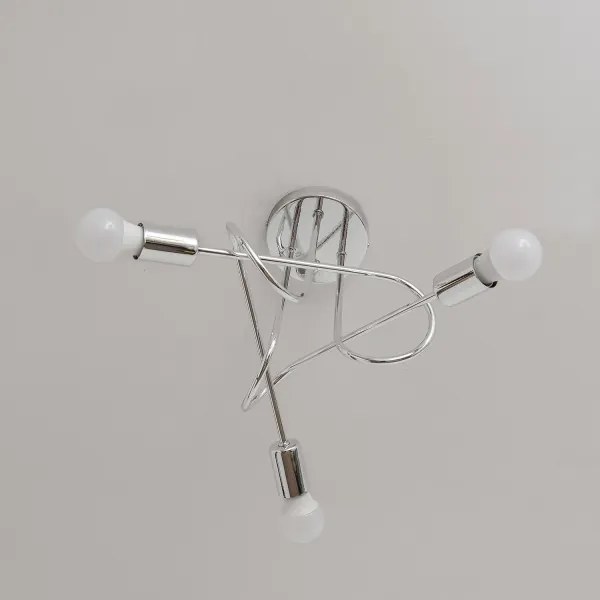 OXFORD felületre szerelhető csillár 3xE27/15W/230V fényes króm