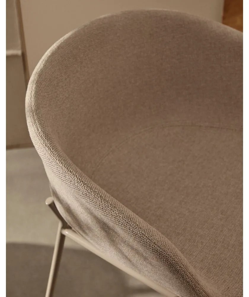 Bézs bárszék (ülésmagasság 65 cm) Yvette – Kave Home