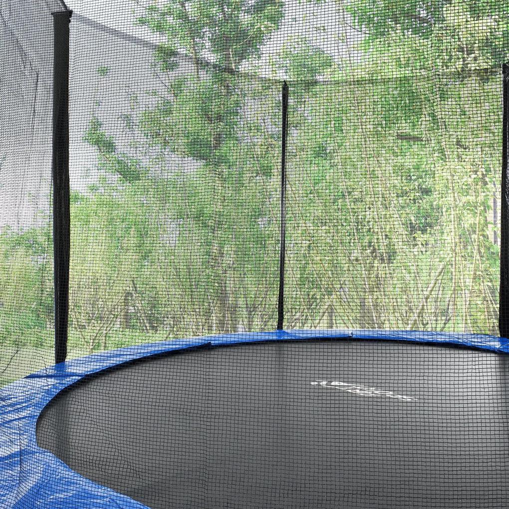Jampino trambulin 3,05 méter átmérőjű védőhálóval és létrával