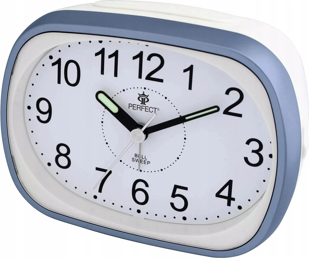 Kvarc ébresztőóra Perfect 836 Óra Háttérvilágítás Riasztó Gong Áramló Moha