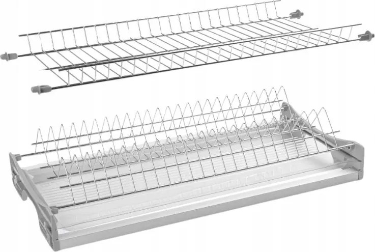 Csepegtető Edényszárító Szekrényhez 50CM 500MM Kétszintes Gtv Króm