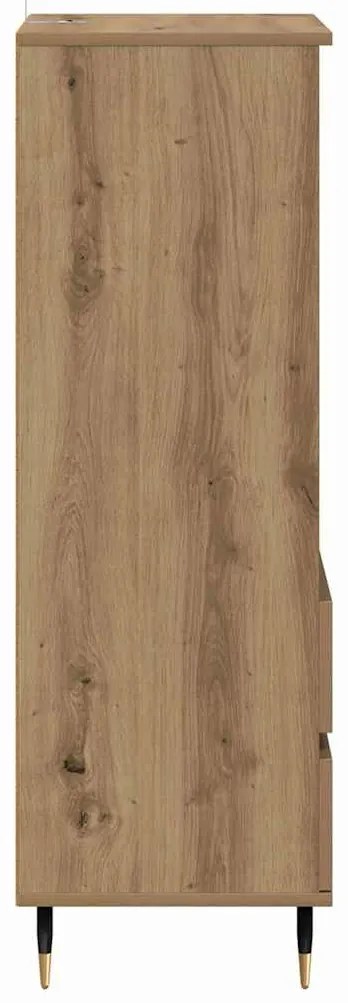 Magasfiú fiókkal Artisan tölgy 40 x 36 x 110 cm Faanyag