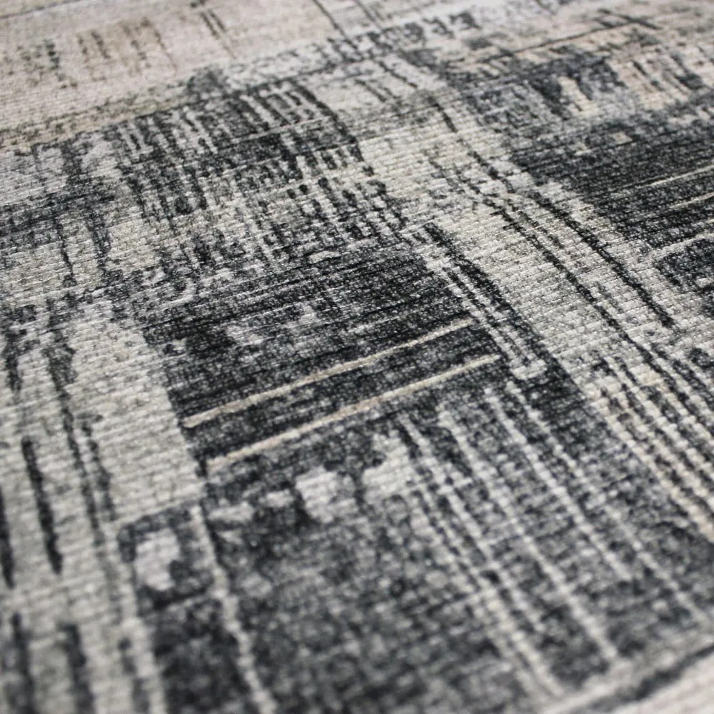 Szürke mosható szőnyeg 115x170 cm Silas Abstract – Flair Rugs