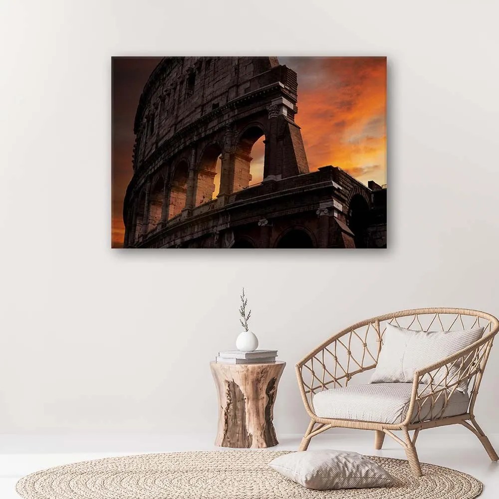 Gario Vászonkép Colosseum alkonyatkor Méret: 100 x 70 cm