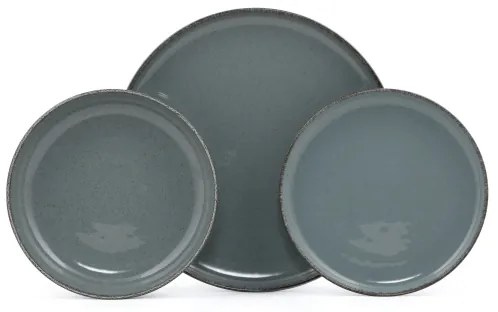 18 részes kék porcelán étkészlet