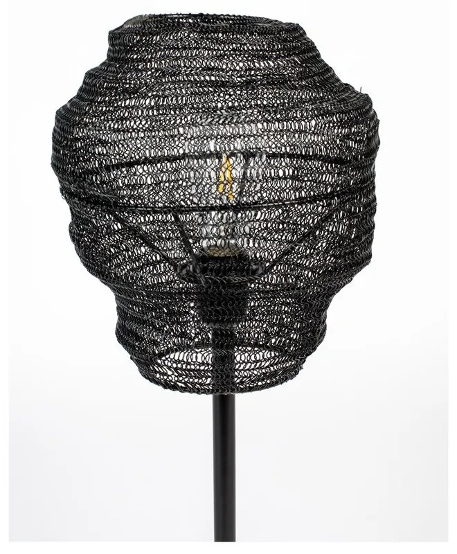 Lena fekete asztali lámpa - White Label