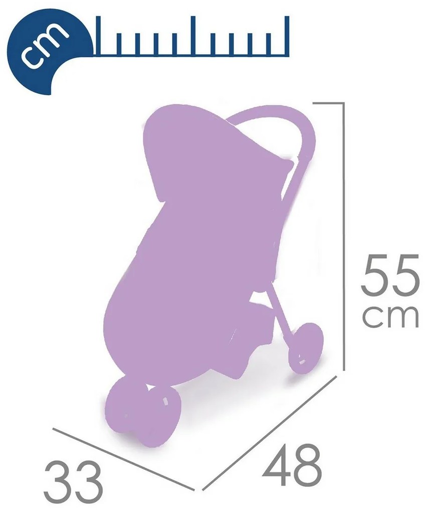 Rappa DeCuevas 90276 Sport babakocsi babáknakMagic Bubble 2024 - 55 cm