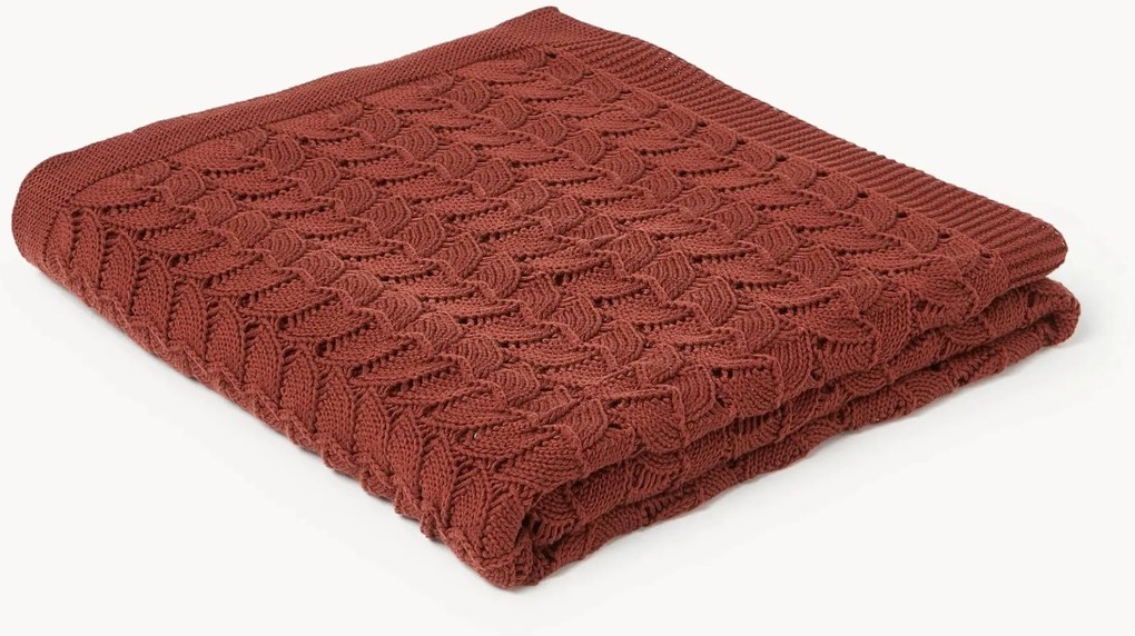 Vera pamut takaró Rozsdavörös 130 cm x 170 cm