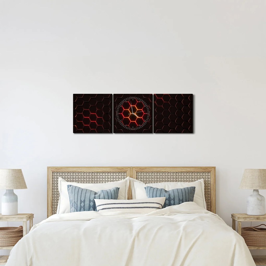 A háló képe (órával) (90x30 cm)