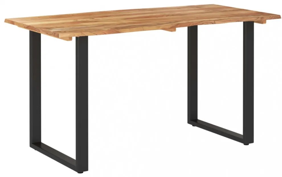 tömör akácfa étkezőasztal 140 x 70 x 76 cm