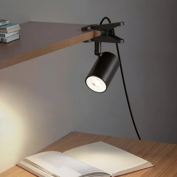 Immax 08291L - PUNTO csíptethető lámpa 1xGU10/9W/230V fekete