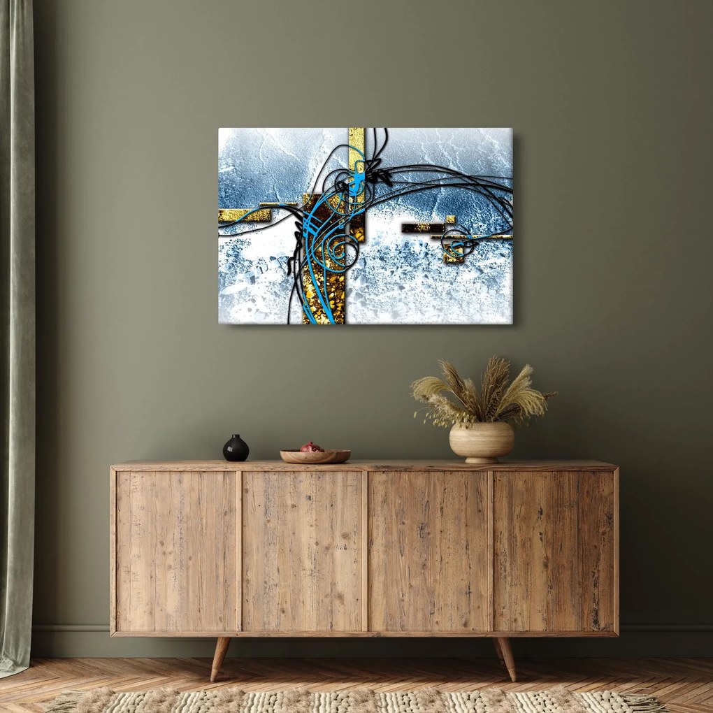 Absztrakt kép (90x60 cm)