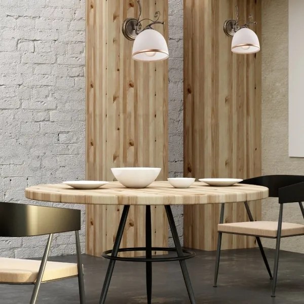 Fali lámpa RETRO II 1xE27/60W/230V arany patinás