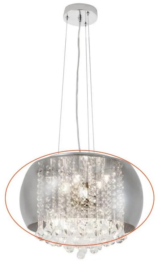 Rabalux 3599 - Tartalék üveg csillárhoz NINELLE G9