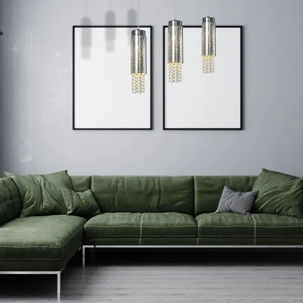 Csillár zsinóron MOONLIGHT 3xE14/40W/230V