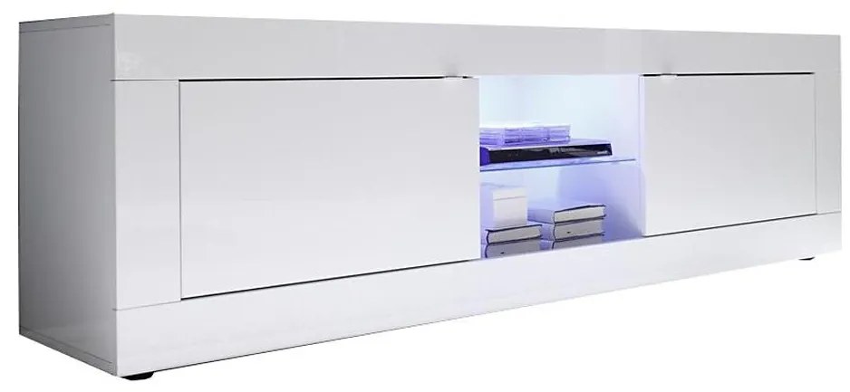 NERILA fehér TV-állvány