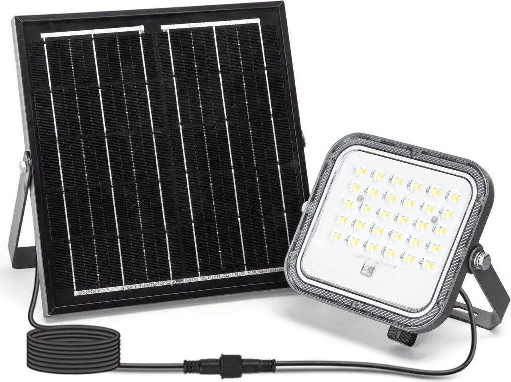 Aigostar - Fényerőszabályozható napelemes LED reflektor LED/50W/3,4V IP66 + távirányító