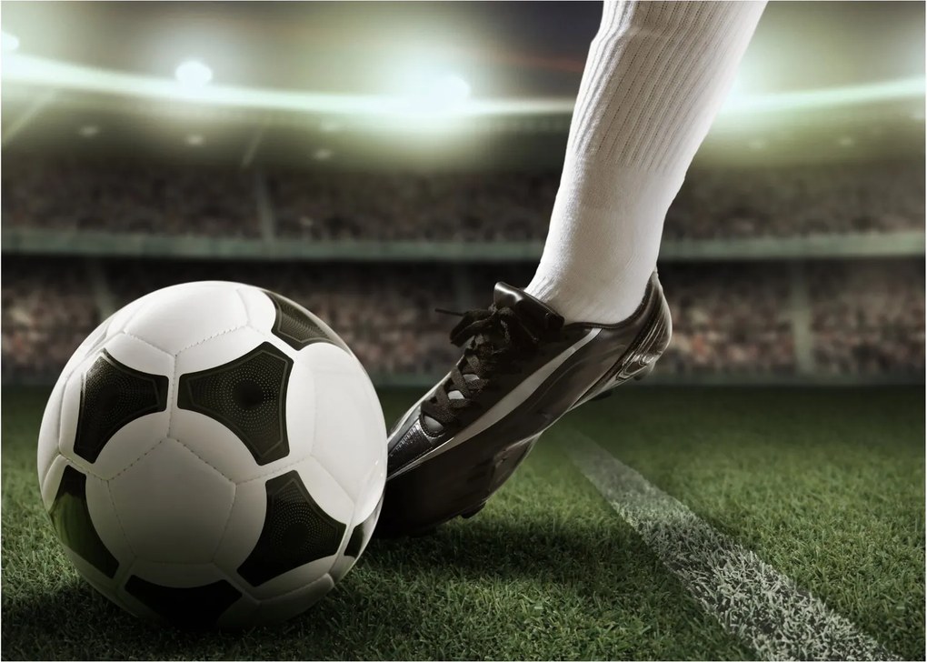 Üveg kép - Futball labda (70x50 cm)