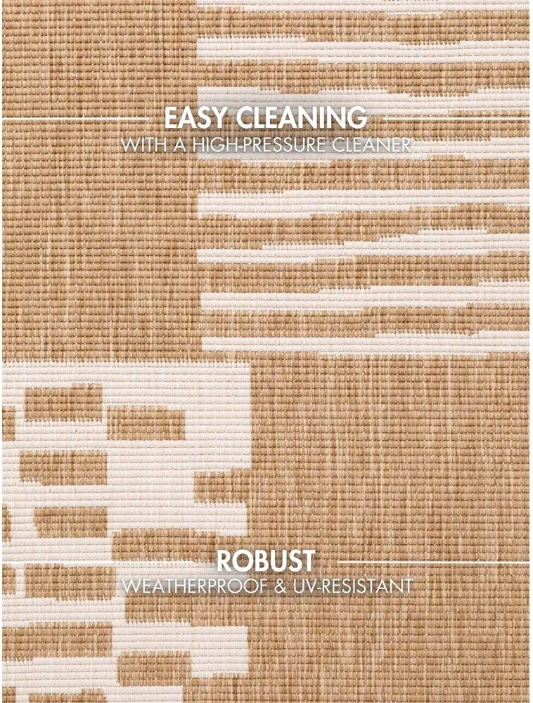 Krémszínű-natúr színű kültéri-beltéri szőnyeg 160x230 cm Haringey Acacia – Ted Baker