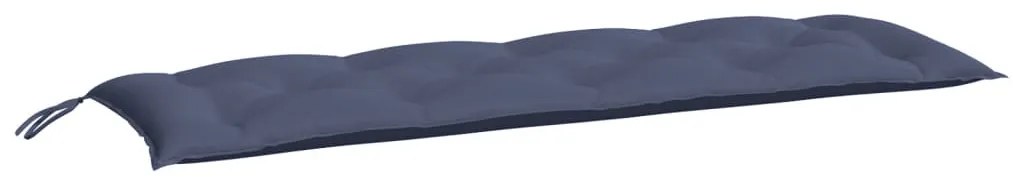 2 db tengerészkék oxford szövet kerti padpárna 150 x 50 x 7 cm