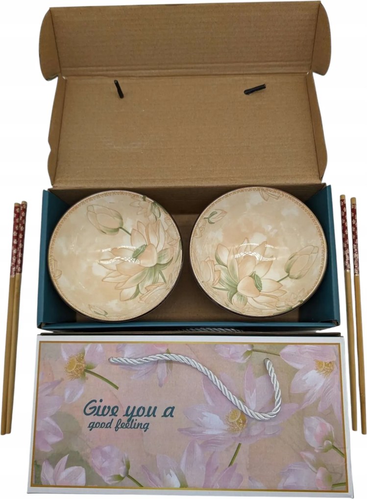 Tálak porcelán tál pálcikák sushi ajándék szett Karácsonyra