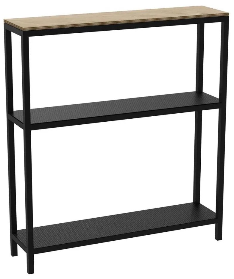 Fürdőszoba állvány 67x60 cm fekete