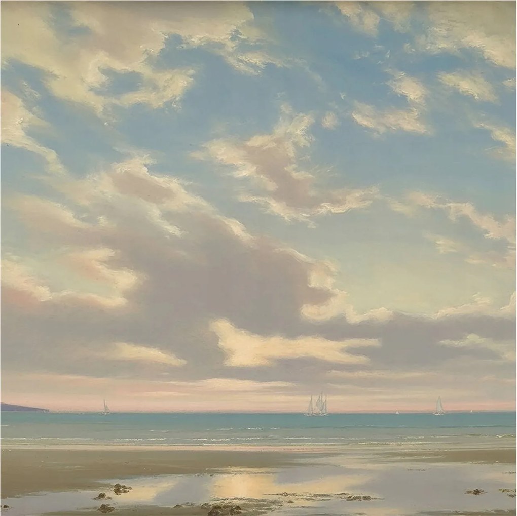 Fotótapéta Flizelin Dekoratív az irodába Csendes part 250x250 Ragasztó