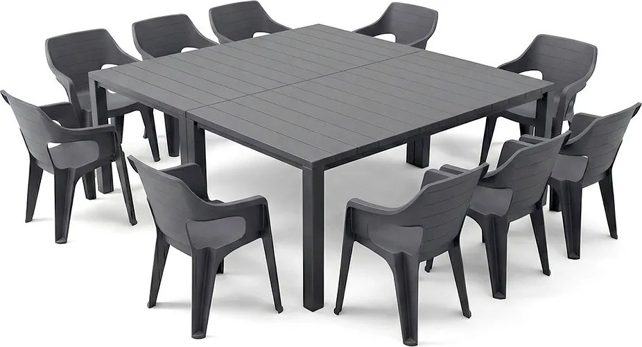 Florin 10+1 kerti bútor garnitúra szett