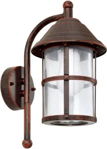 EGLO 90184 SAN TELMO Klasszikus Kültéri Fali Lámpa Antik Bronz E27 IP44