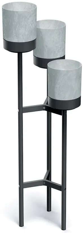 Prosperplast virágállvány Bloomie Stand szürke 42 cm