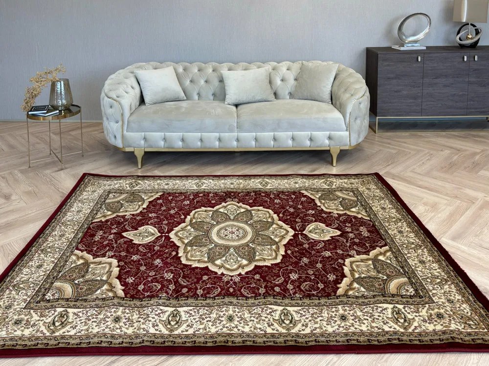 Aristocrat 0083 klasszikus mintájú piros szőnyeg 200x290 cm