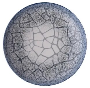 24 részes kék/porcelán étkészlet