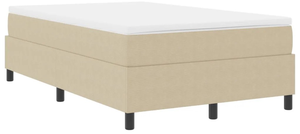 Boxspring Ágy Világos Zöld Szürke Kis Dupla Corduroy Szövet