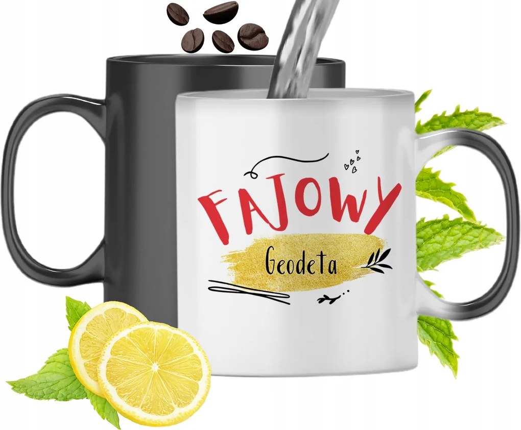 Mágikus Bögre Földmérőknek Színváltós Nyomtatott Fényképpel