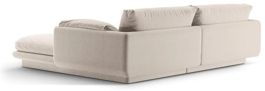 Bézs sarokkanapé (bal oldali) Torino – Micadoni Home