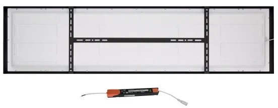 Brilagi- LED Fürdőszobai mennyezeti lámpa FRAME LED/40W/230V 120x30 cm IP44 fekete