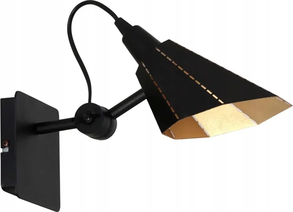 Aldex Fali lámpa Zambia Black 811C/1, Fekete, E14, 40W, Tompítható