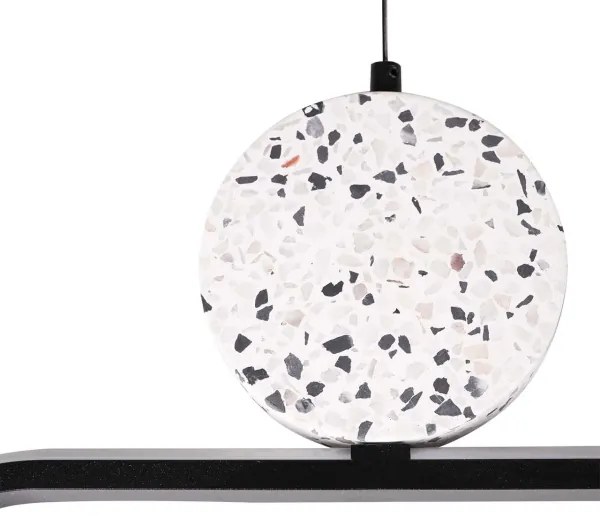 LED csillár kábelen FLORENTYNA LED/48W/230V 4000K fekete/fehér