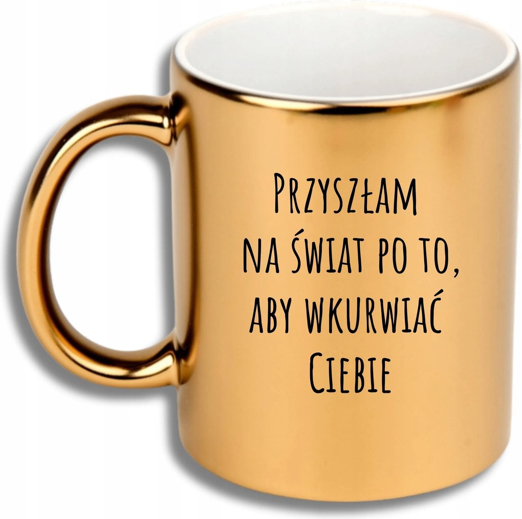 Arany Bögre Ajándék Különböző Alkalmakra Ajándék Jött A Világ