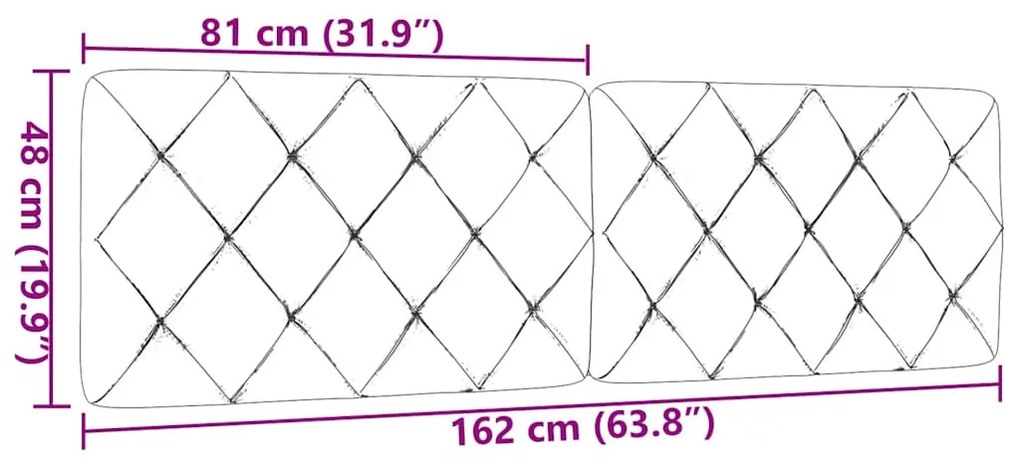 sötétszürke szövet fejtámla párna 160 cm