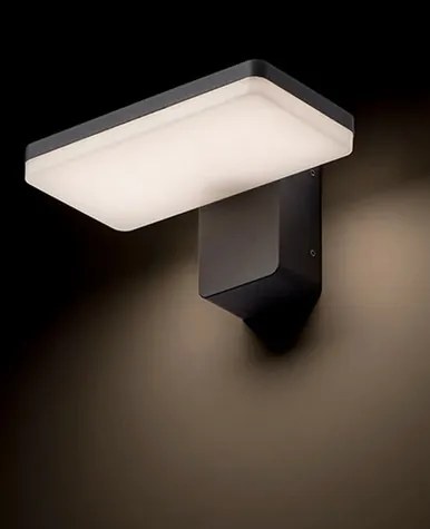 RENDL RINA fali lámpa antracitszürke 230V LED 12W IP65 3000K