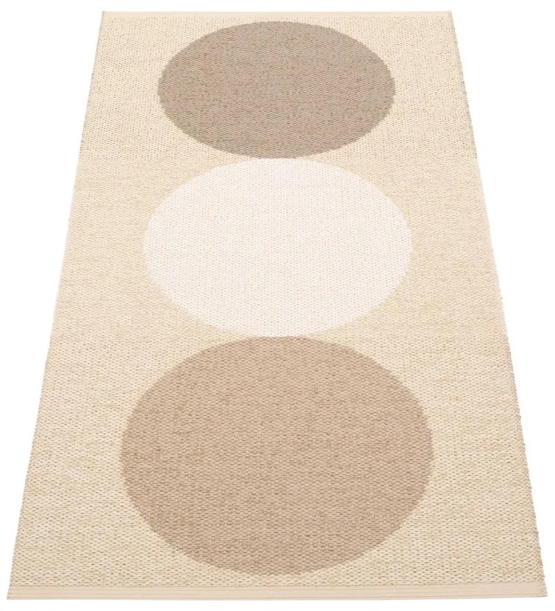Bézs-krémszínű kültéri-beltéri szőnyeg 70x140 cm Otto Grain – Pappelina