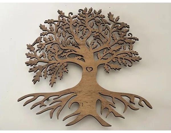 Li-Go 5729/DUB2 - LED fali dekoráció érzékelővel LED/10W/5V 90x110 cm tölgy