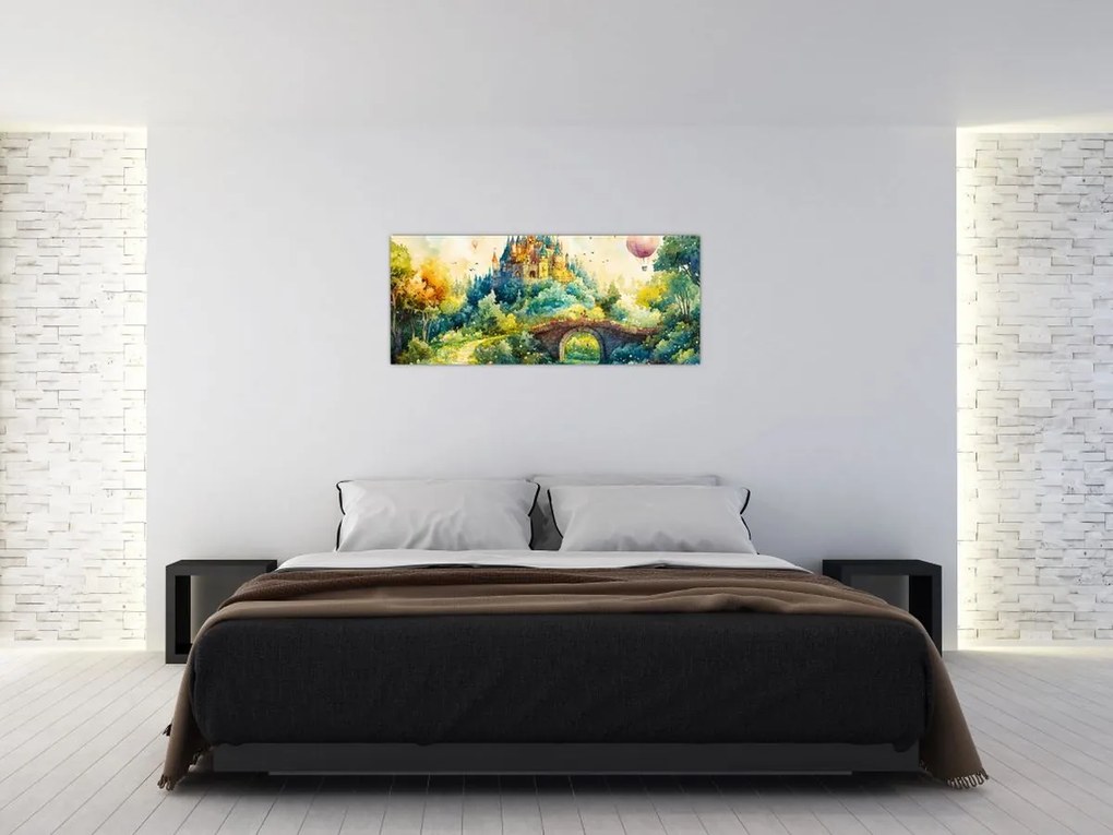 Kép - Mesebeli kastély (120x50 cm)