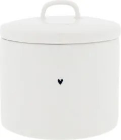 Kerámia Zárható Tároló Heart Bastion Collections Nosztalgikus Fehér