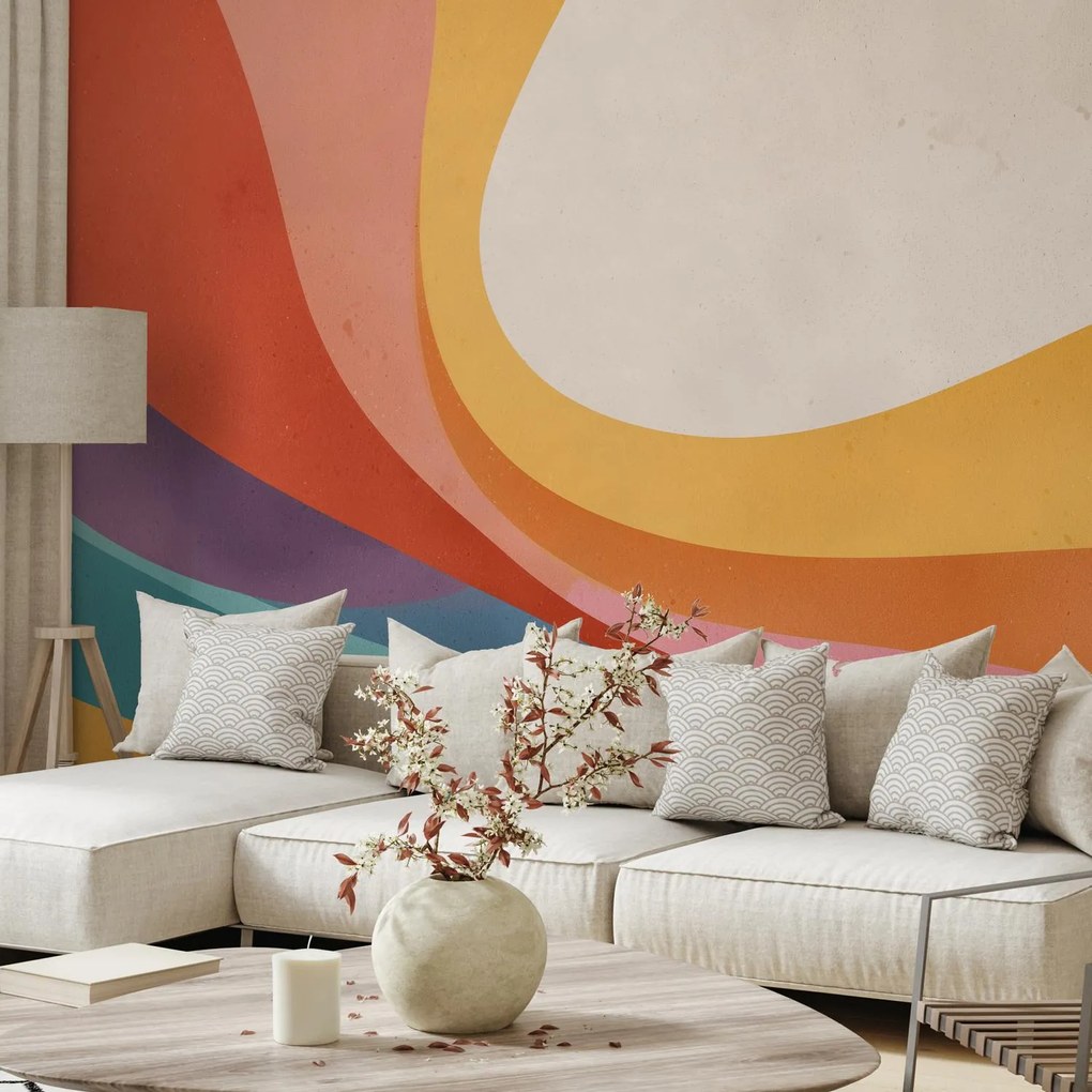 Fotótapéta - Színes hullám (147x102 cm)